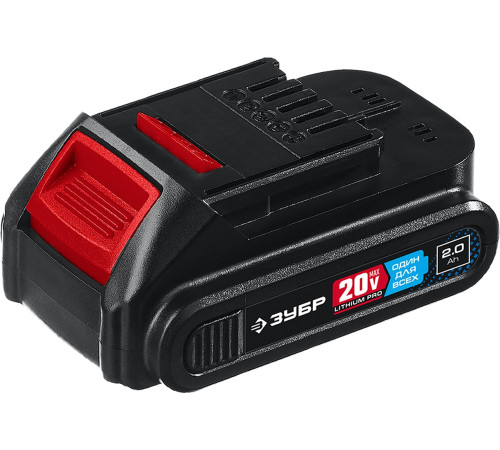 ЗУБР T7, 20 В, 2.0 А·ч, аккумуляторная батарея, Профессионал (ST7-20-2) купить  в Сочи