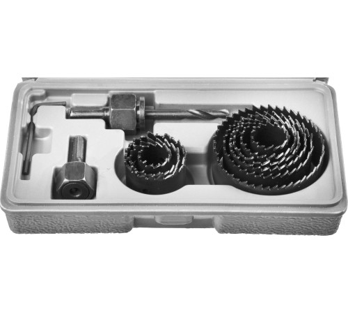 STAYER Maxcut, 9 шт, 19-64 мм, набор кольцевых коронок по дереву (29600-H11) купить в Сочи STAYER Maxcut, 9 шт, 19-64 мм, набор кольцевых коронок по дереву (29600-H11) купить в Сочи