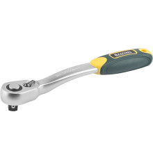 KRAFTOOL 1/2″, 72 зубца, изогнутая трещотка для торцовых головок, Pro (27795-1/2)
