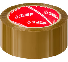 ЗУБР 48 мм, 60 м, 50 мкм, коричневая, упаковочная клейкая лента (12033-50)