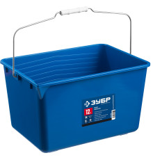 ЗУБР 12 л, высокопрочное, малярное пластиковое ведро, Профессионал (0609-12)