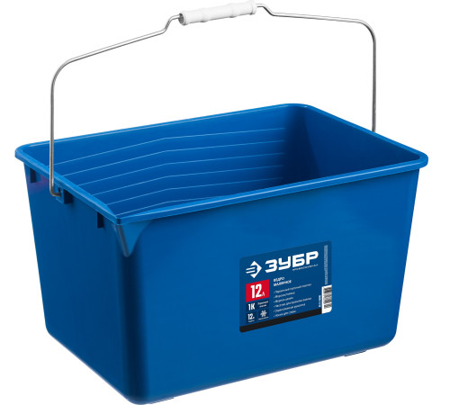 ЗУБР 12 л, высокопрочное, малярное пластиковое ведро, Профессионал (0609-12) купить  в Сочи