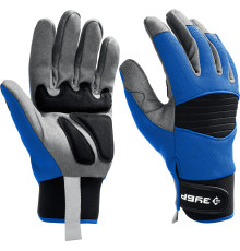 ЗУБР МОНТАЖНИК, L (9), профессиональные комбинированные перчатки, для тяжелых мех. работ, антивибрационные, Профессионал (11475-L)