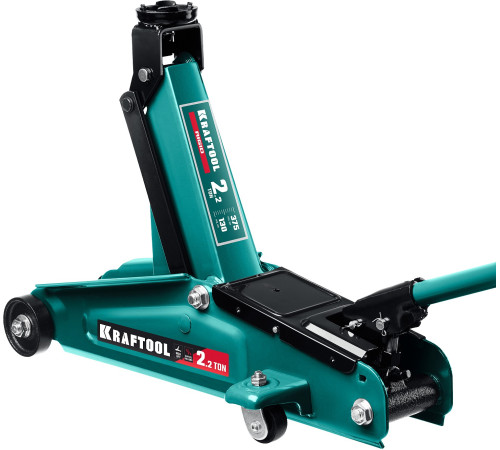KRAFTOOL RIGID, 2.2 т, 130 - 375 мм, подкатной домкрат с увеличенным подъемом (43452-2) купить  в Сочи