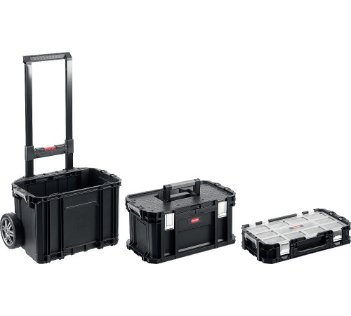 KETER SMART ROLLING, 564 х 373 х 700 мм, (22″), набор пластиковый ящик-тележка + ящик для инструментов + ящик органайзер (38390-22) купить в Сочи KETER SMART ROLLING, 564 х 373 х 700 мм, (22″), набор пластиковый ящик-тележка + ящик для инструментов + ящик органайзер (38390-22) купить в Сочи