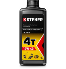 STEHER 4Т-10W40, 1 л, полусинтетическое масло для 4-тактных двигателей (76010-1)