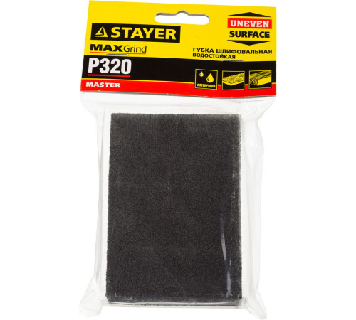 STAYER Р320, 100 х 68 х 26 мм, четырехсторонняя, шлифовальная губка (3560-4) купить в Сочи STAYER Р320, 100 х 68 х 26 мм, четырехсторонняя, шлифовальная губка (3560-4) купить в Сочи
