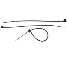 ЗУБР КС-Ч2, 4.8 x 350 мм, нейлон РА66, 25 шт, черные, кабельные стяжки, Профессионал (4-309037-48-350)