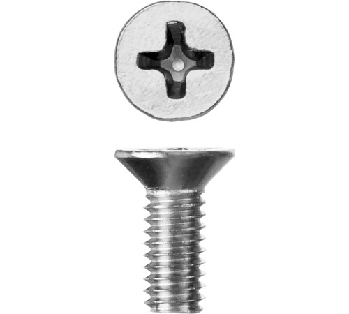 ЗУБР DIN 965, кл. пр. 4.8, M4 х 10 мм, цинк, 5 кг, винт с потайной головкой (303110-04-010) купить  в Сочи