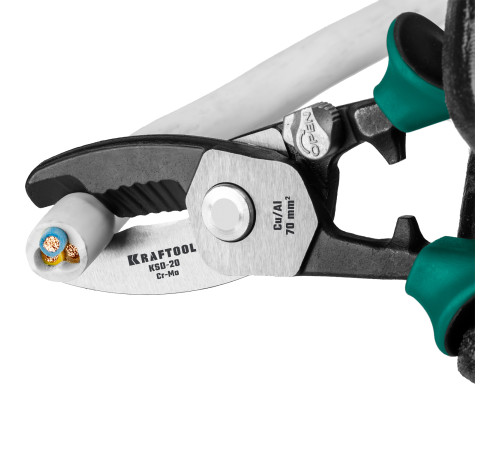 KRAFTOOL KSD-20, d 20мм, 200мм, с двойными режущими кромками, кабелерез (23332-20) купить  в Сочи