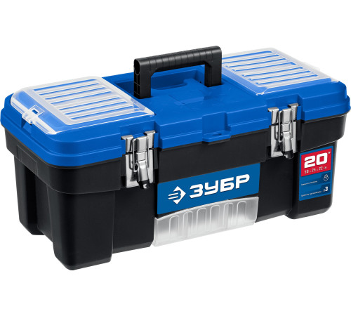 ЗУБР ДЕСНА-20, 508 x 256 x 225 мм, (20″), Пластиковый ящик для инструментов (38181-20) купить  в Сочи