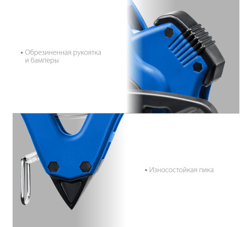 ЗУБР 50 м, геодезическая стальная мерная лента, Профессионал (34170-50) купить  в Сочи