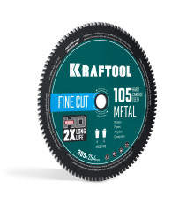 KRAFTOOL Metal Cut 305 х 25.4 мм, 105Т, диск пильный по металлу и стали (36954-305-25.4-105)