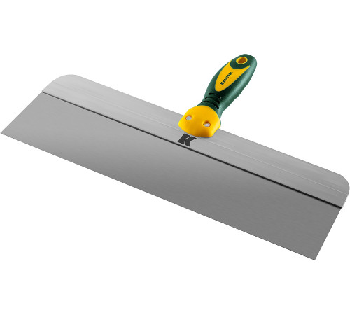 KRAFTOOL 400 мм, широкое полотно, алюминиевая направляющая, двухкомпонентная ручка, нержавеющий, фасадный шпатель (10036-400) купить  в Сочи