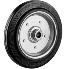 ЗУБР d 250 мм, г/п 210 кг, игольчатый подшипник, резина/металл, колесо, Профессионал (30936-250)