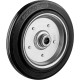 ЗУБР d 250 мм, г/п 210 кг, игольчатый подшипник, резина/металл, колесо, Профессионал (30936-250) для перемещения тележек и легковесного оборудования