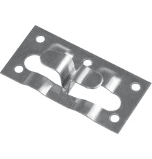 ЗУБР Кляймер-КГ, 10 x 34 x 70 мм, цинк, 50 шт, угловой крепеж для керамогранита (30857)