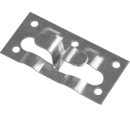 ЗУБР Кляймер-КГ, 10 x 34 x 70 мм, цинк, 50 шт, угловой крепеж для керамогранита (30857) купить  в Сочи