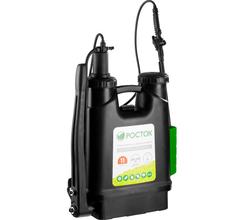 РОСТОК RK-11, 11 л, с телескопическим удлинителем, ранцевый опрыскиватель (425219) купить  в Сочи