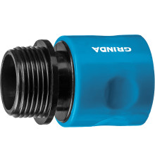 GRINDA TT-34E, 3/4″, с внешней резьбой, для шланга, быстросъемный соединитель, PROLine (8-426502)