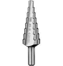 ЗУБР 6-20 мм, 8 ступеней, сталь Р6М5, ступенчатое сверло, Профессионал (29670-6-20-8)