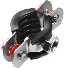 ЗУБР 3/8″, цинк, 10 шт, трубный хомут с гайкой (37850-15-19)