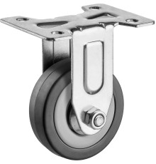 ЗУБР d 50 мм, г/п 35 кг, резина/полипропилен, неповоротное колесо (30956-50-F)