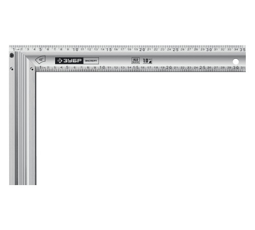 ЗУБР ЭКСПЕРТ 350 мм, жесткий столярный угольник, Профессионал (34392-35) купить  в Сочи