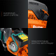 KRAFTOOL 3700 Вт, 350 мм, без диска, бензорез по металлу (рельсорез) (K760-14) купить в Сочи