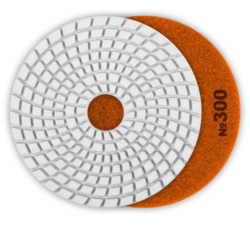 ЗУБР 125 мм, №300, мокрое шлифование, алмазный гибкий шлифовальный круг АГШК, Профессионал (29867-300) купить  в Сочи