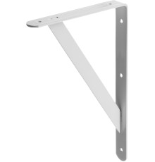 STAYER 300 х 200 х 30 х 4 мм, белый, усиленный уголок-кронштейн (37422-1)