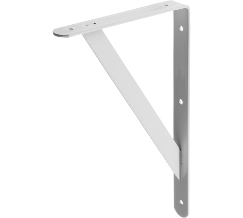STAYER 300 х 200 х 30 х 4 мм, белый, усиленный уголок-кронштейн (37422-1) купить  в Сочи