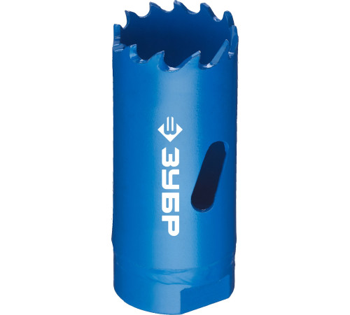 ЗУБР 22 мм, сталь Р6М5, биметаллическая коронка (29531-022) купить  в Сочи