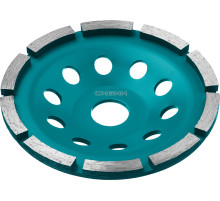 СИБИН d 125 мм, однорядная алмазная шлифовальная чашка (33442-125)