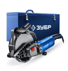 ЗУБР d 230 мм, 2700 Вт, 65 мм, штроборез (бороздодел), метал. ящик, Профессионал (ЗШ-П65-2700 ПСТК)