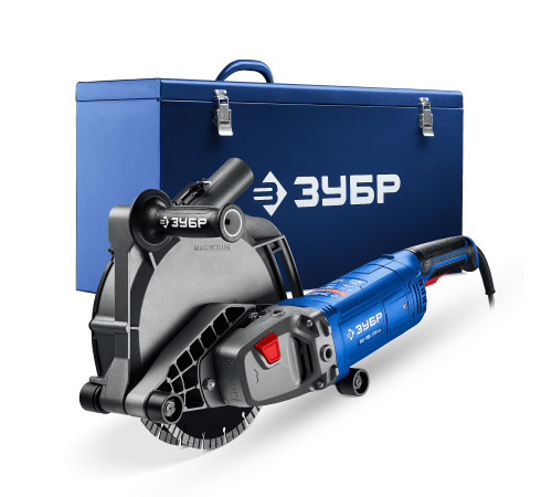 ЗУБР d 230 мм, 2700 Вт, 65 мм, штроборез (бороздодел), метал. ящик, Профессионал (ЗШ-П65-2700 ПСТК) купить  в Сочи