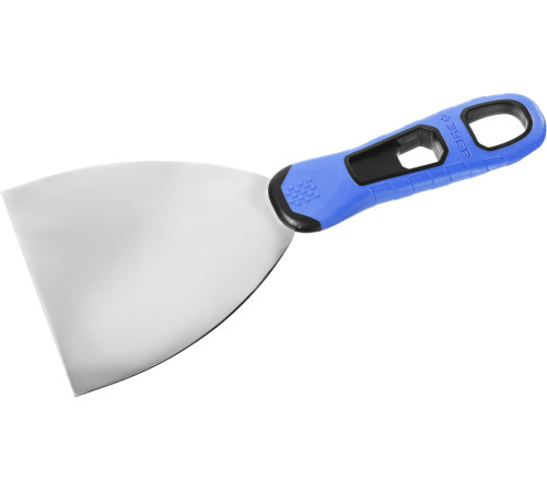 ЗУБР 100 мм, х-образное профилированное полотно, облегченная двухкомпонентная ручка, нержавеющий шпатель, Профессионал (10049-10) купить  в Сочи