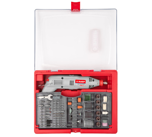 ЗУБР 176 предметов, 130 Вт, набор мини-насадок с гравером (ЗГ-130ЭК H176) купить  в Сочи