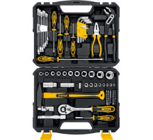 STAYER UNIVERSAL 83, 83 предм., (1/2″+ 1/4″), универсальный набор инструмента, Professional (27710-H83)