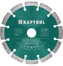 KRAFTOOL LASER-UNIVERSAL 150 мм (22.2 мм, 10х2.4мм), алмазный диск (36680-150)