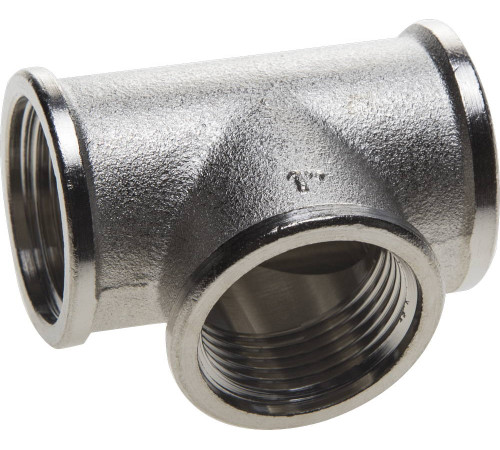 GENERAL FITTINGS внутренняя резьба 1″, никель, тройник (51052-1) купить в Сочи GENERAL FITTINGS внутренняя резьба 1″, никель, тройник (51052-1) купить в Сочи