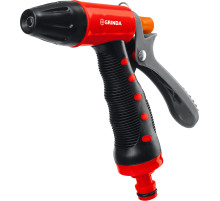 GRINDA T-R, плавная регулировка, курок сзади, пластиковый с TPR, поливочный пистолет (8-427186)