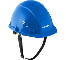 ЗУБР ФОРТ, синяя, храповый механизм регулировки, универсальное крепление для наушников и щитков, защитная каска, Профессионал (11094-3)