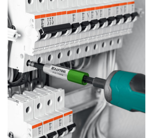 KRAFTOOL FIX-TORQ 3.0 Нм динамометрический адаптер для бит (64035-3.0) купить  в Сочи