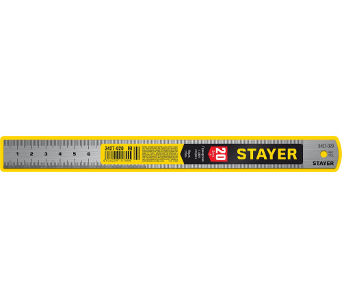 STAYER длина 0.2 м, нержавеющая линейка, Professional (3427-020) купить  в Сочи