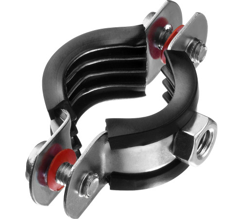 ЗУБР 3/4″, цинк, 9 шт, трубный хомут с гайкой (37850-25-29) купить  в Сочи