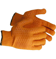 ЗУБР HARD, L-XL, противоскользящее двустороннее перекрестное покрытие, трикотажные перчатки (11278-XL)