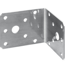 ЗУБР НКУ-2.0, 55 x 70 x 70 x 2 мм, нержавеющий крепежный уголок, Профессионал (310526-55)