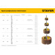 STAYER d 60 x 30 мм, P60, на шпильке d 6 мм, круг шлифовальный лепестковый (36608-060) купить в Сочи