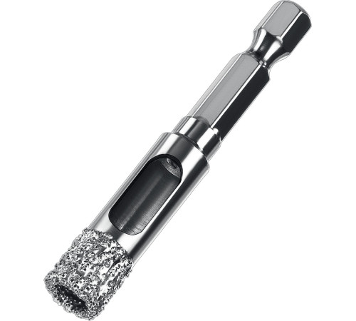 ЗУБР АВК, d 10 мм, (HEX 1/4″, 15 мм кромка), вакуумное алмазное трубчатое сверло, Профессионал (29865-10) купить  в Сочи